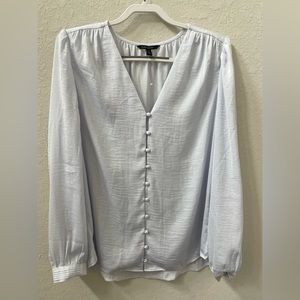 Banana Republic Ice Blue Button Blouse